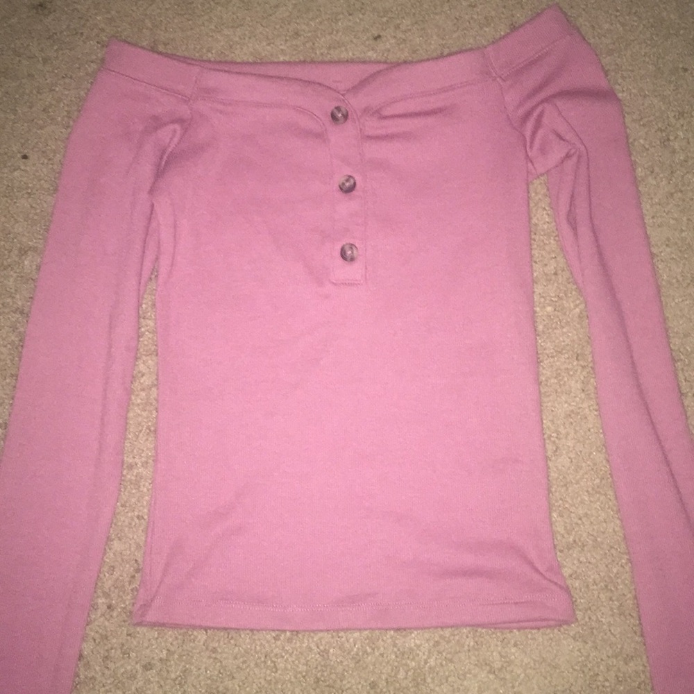 Pink Off the shoulder top